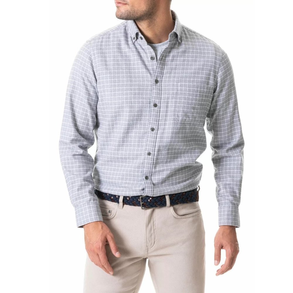 Rodd & Gunn Burswood Sports Fit Check Cotton Button-Down Shirt
